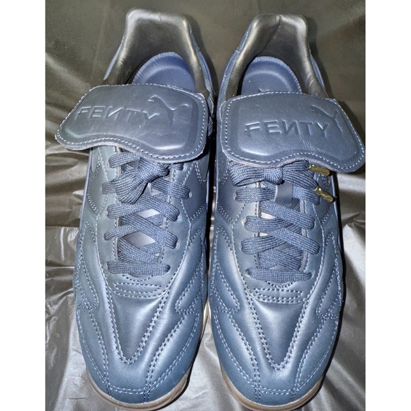 PUMA Fenty x Avanti L Club Navy‎ Blue WMNS Leather Sneakers Size 8 - Picture 1 of 9